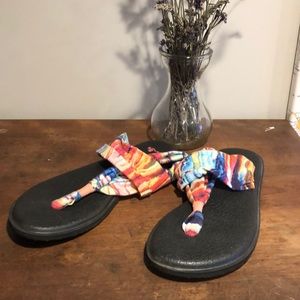Sanuk flip flops